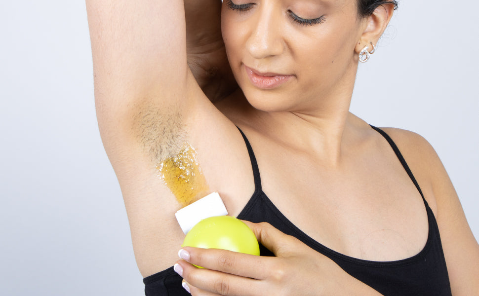 how to wax armpits