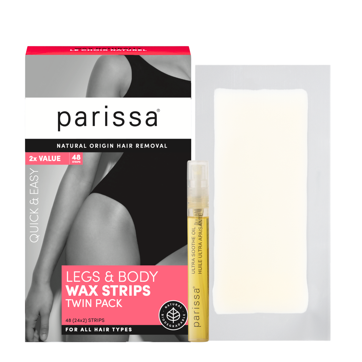 Legs & Body Wax Strips – Value Pack
