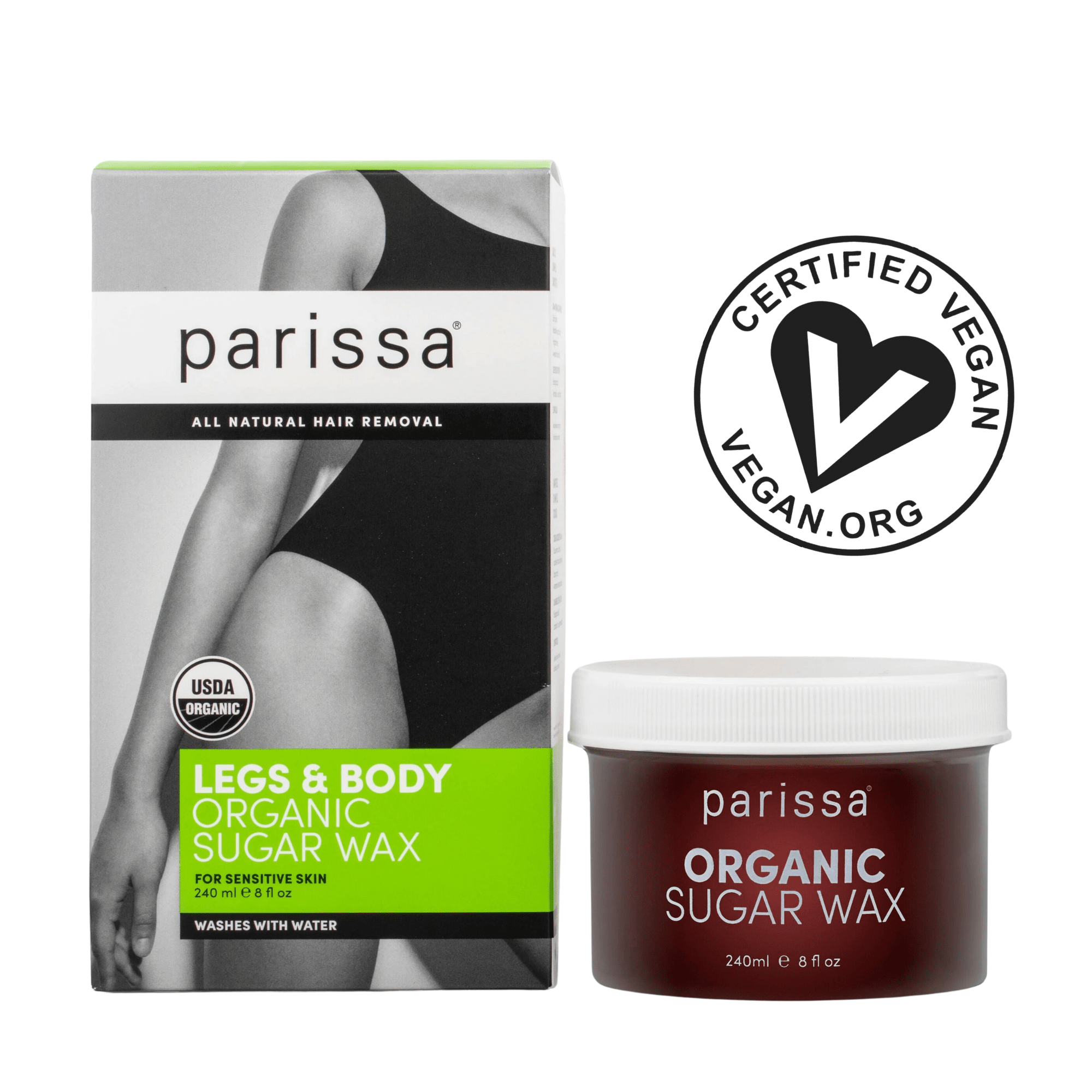 Organic Sugar Wax Kits Parissa 