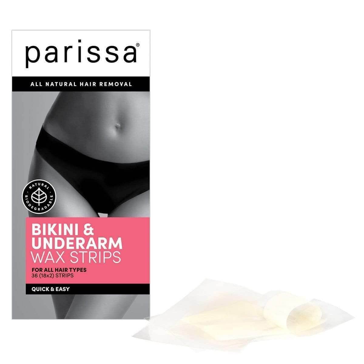 Bikini & Underarm Wax Strips Kits Parissa 