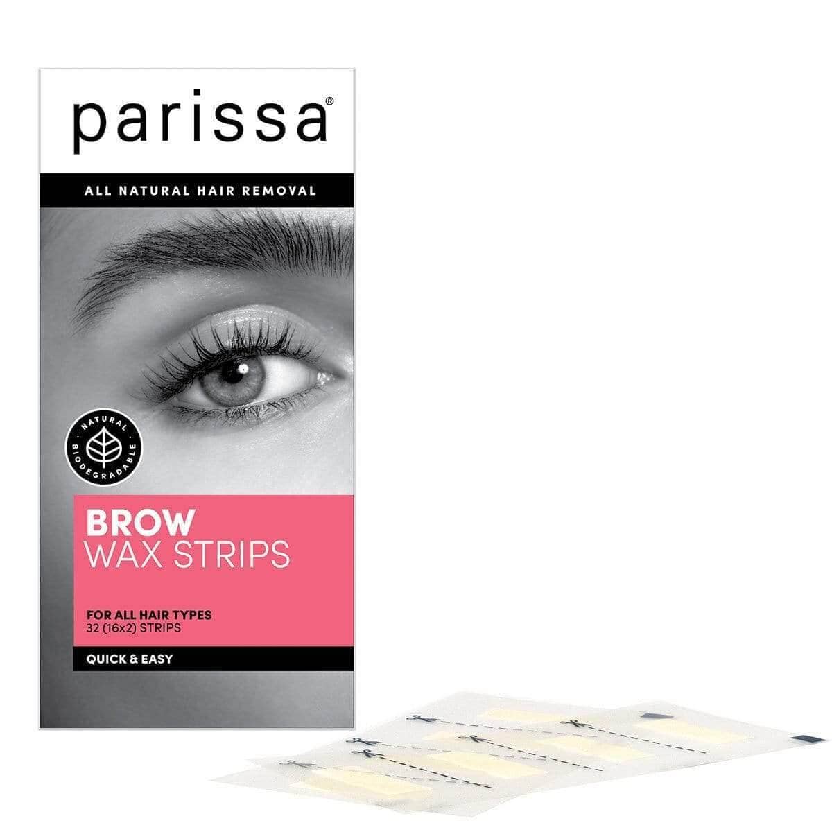 How to use Parissa mini wax strips hair remover kit for eyebrows