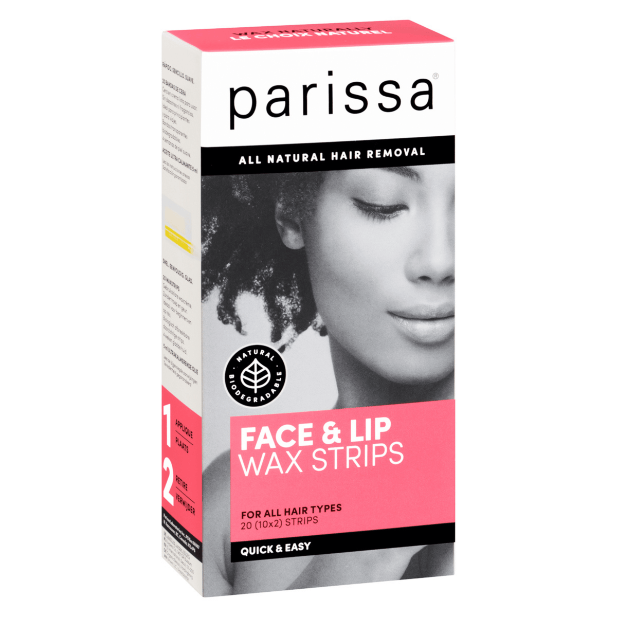 Face &amp; Lip Wax Strips Kits Parissa 