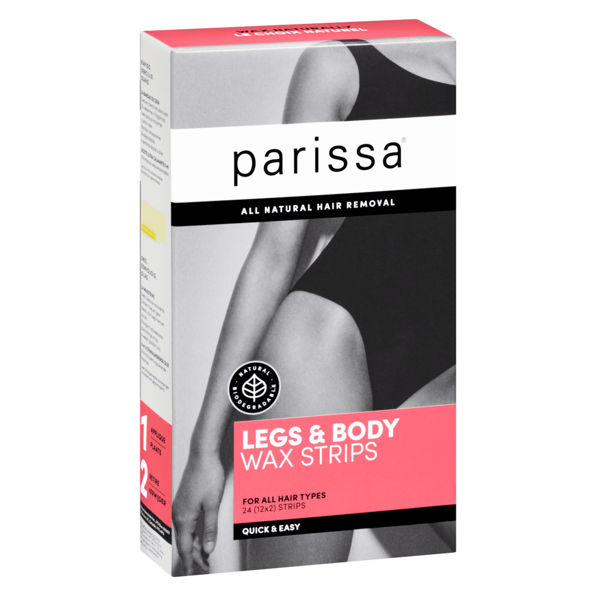 Legs &amp; Body Wax Strips Kits Parissa 