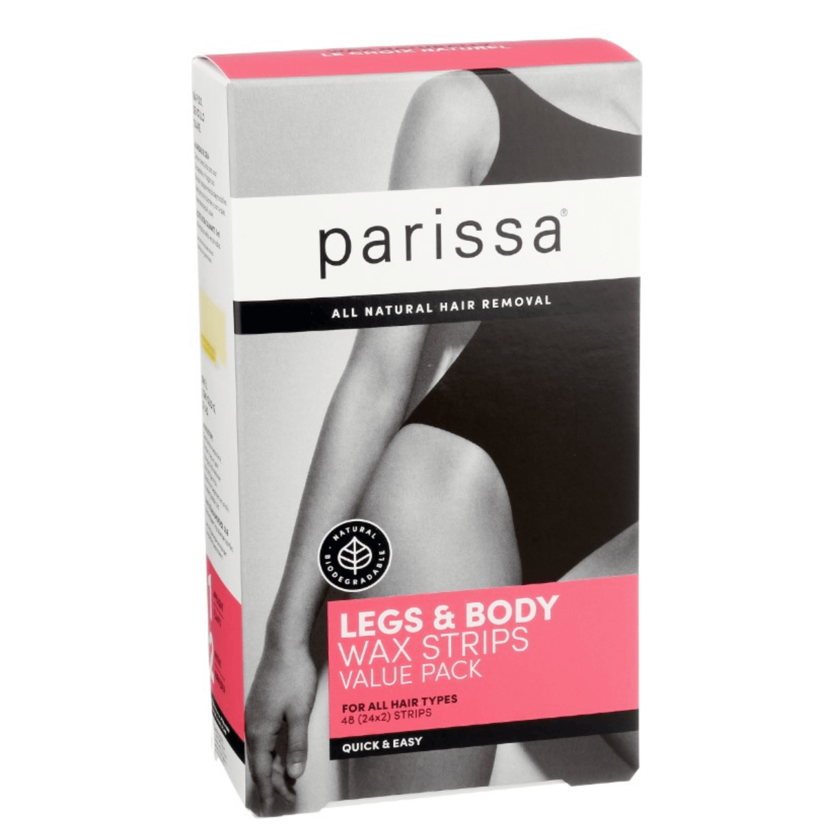 Legs &amp; Body Wax Strips (Value Pack) Kits Parissa 