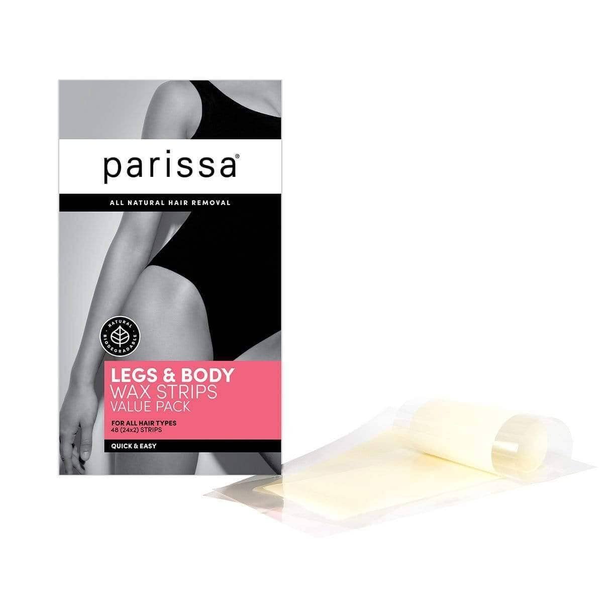 Legs &amp; Body Wax Strips (Value Pack) Kits Parissa 